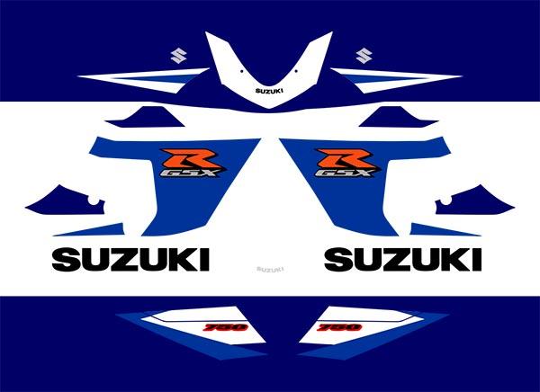 GSXR 750 K5 2005 set #2 - custom decal