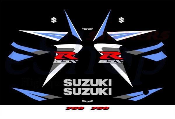 GSXR 750 K6 2006 set #2 - custom decal
