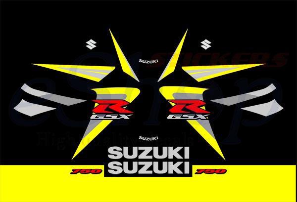GSXR 750 K6 2006 set #1 - custom decal
