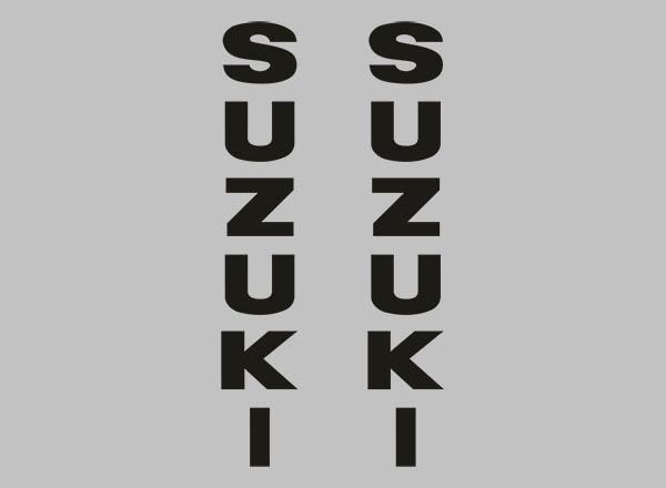 Suzuki Logo (pair) Vertical - custom decal