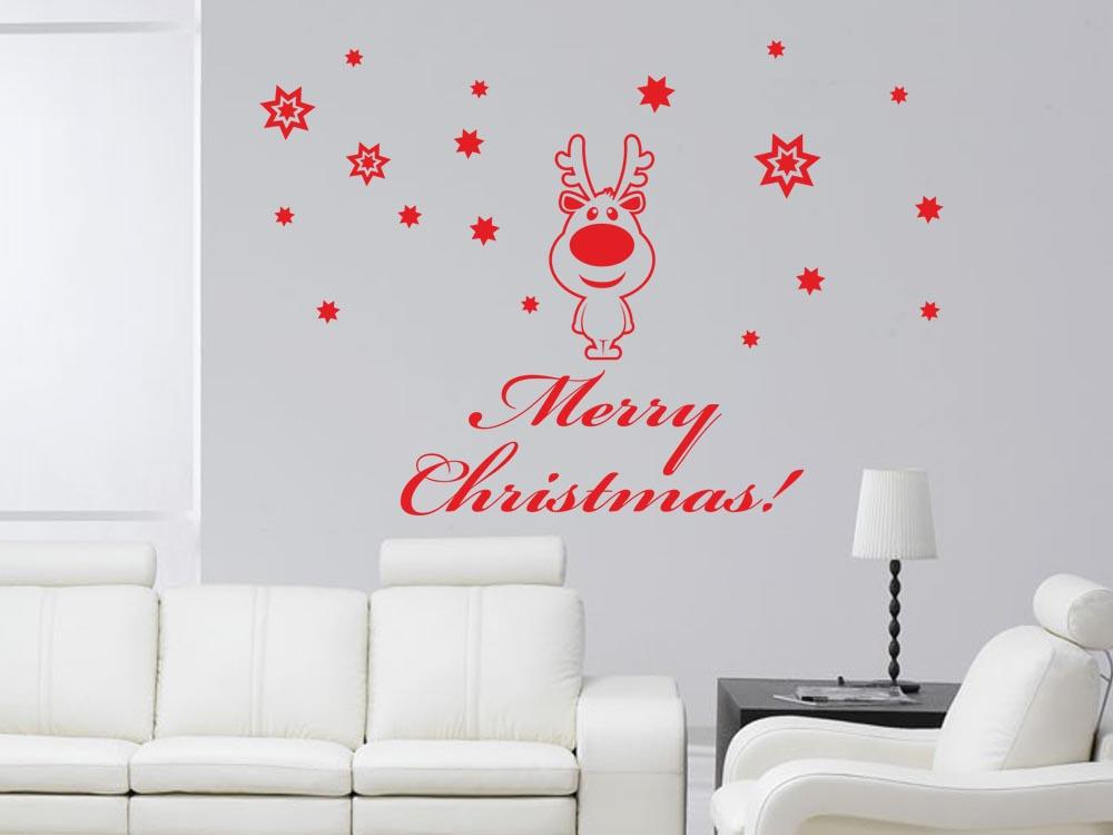 Christmas reindeer - custom decal