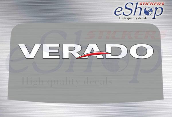 Mercury Verado 200 - 300 Hp back sticker design #2 - custom decal