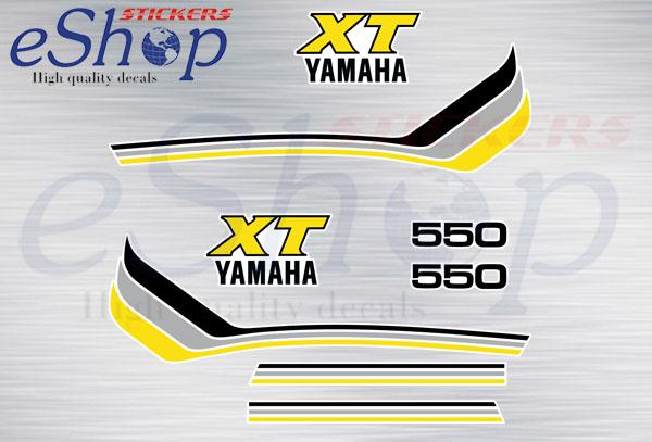 XT 550 1983 White set #2 - custom decal