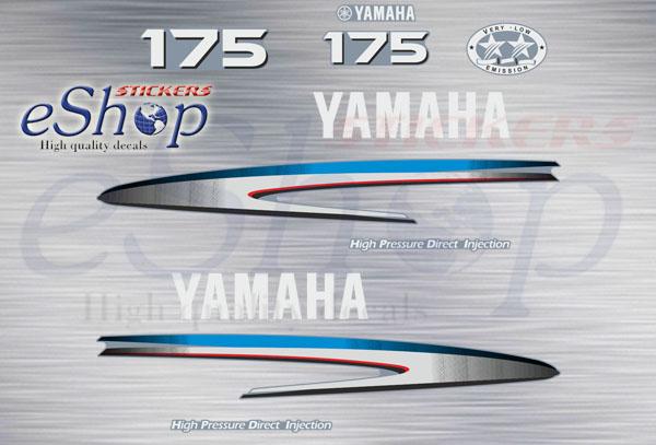 Yamaha 175 Hp Hpdi 2004 set - custom decal