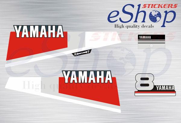 8 Hp 1990 Two Stroke set - custom decal