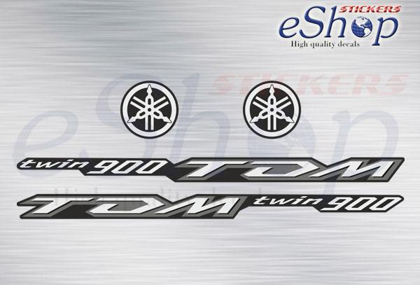 Yamaha TDM twin 900 2002 2006 black set - custom decal