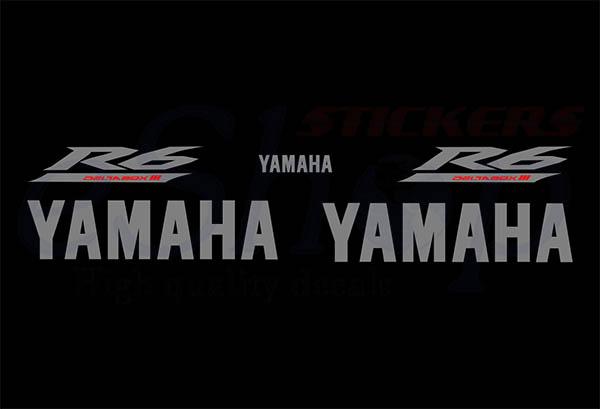 YZF R6 2005 Black set - custom decal