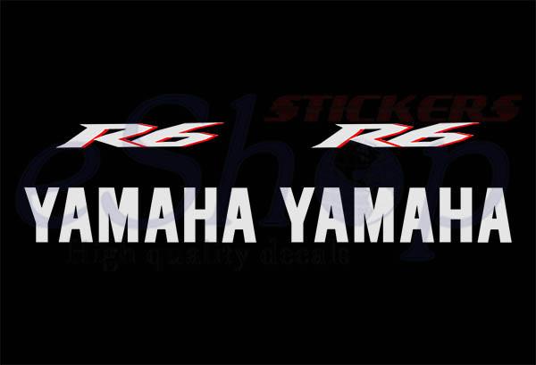 YZF R6 2007 Red OR Black ver set - custom decal