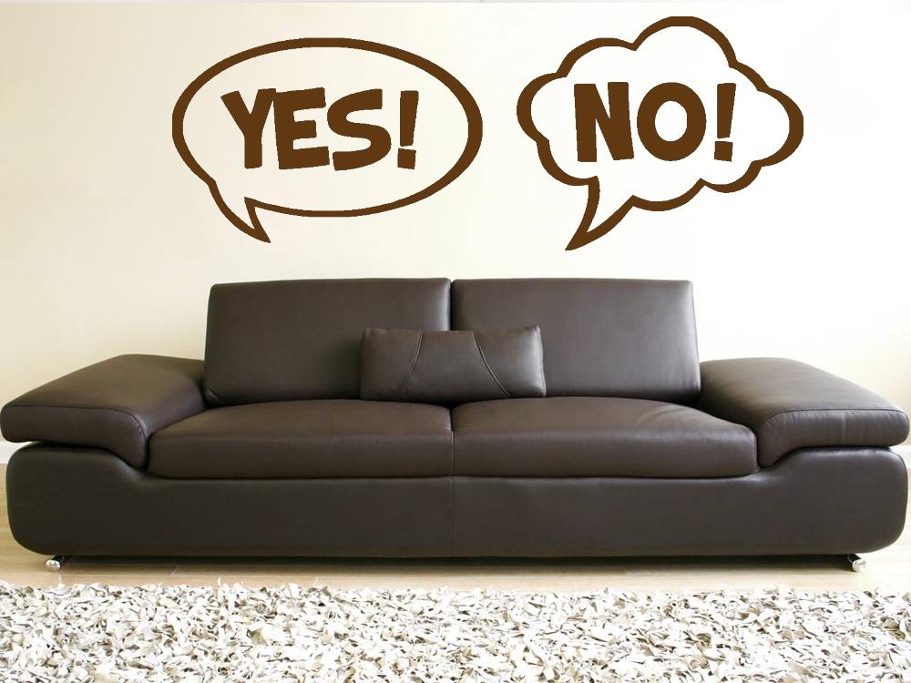 Yes and No - custom decal