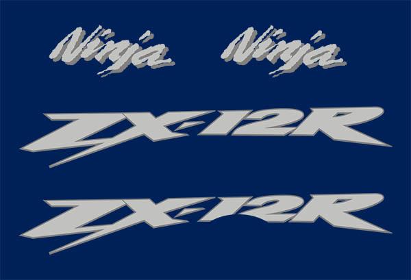 ZX-12R 2004 set #1 - custom decal