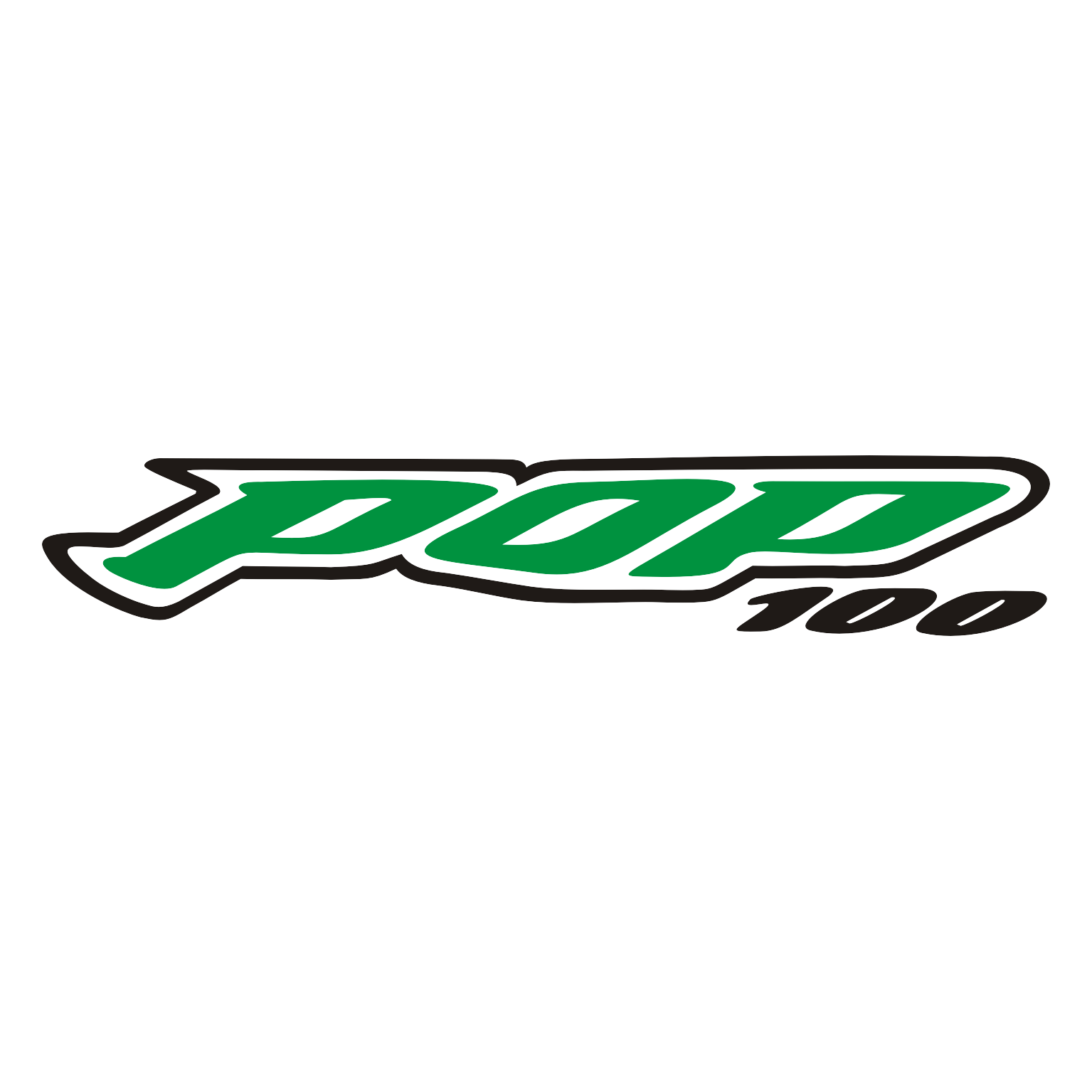 Pop 100 (2 Colors) - custom decal
