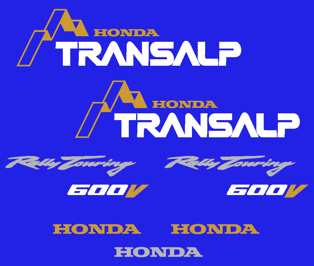 Transalp 400 or 600 cc Set - custom decal