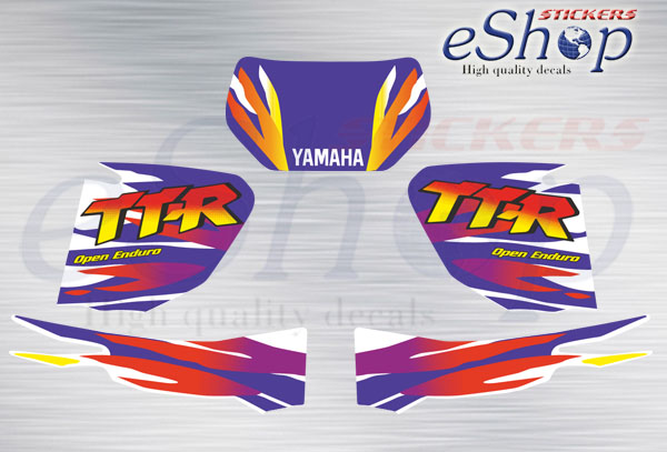 Yamaha TTR 250 1998 set - custom decal